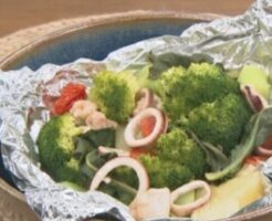 食卓のひみつのレシピ・ブロッコリーのホイル焼き