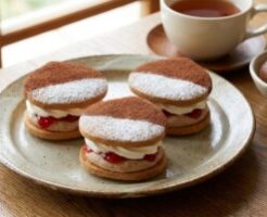 ZIPのレシピ・栗のビスキュイサンド