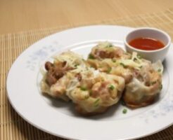 ZIPのレシピ・牛タン鶏ももの巻き巻きシュウマイ