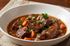 きょうの料理のレシピ・牛肉の赤ワイン煮込み