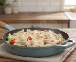 キューピー3分クッキングのレシピ・白菜と豚こまのトマトチーズ蒸し