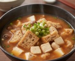 ミキティダイニングのレシピ・筋肉味噌汁