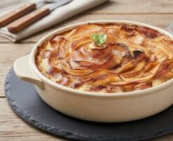 ZIPのレシピ・豚バラアップルパイ風ドリア