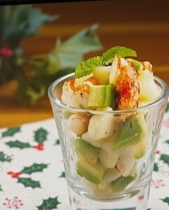 沸騰ワード10のレシピ・赤エビのフルーツカクテル