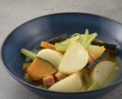 DAIGOも台所のレシピ・野菜とベーコンの蒸し煮