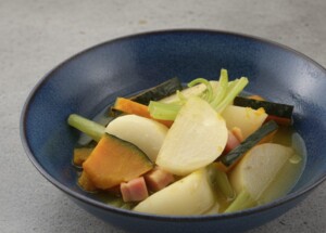 DAIGOも台所のレシピ・野菜とベーコンの蒸し煮