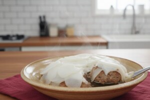 あさイチのレシピ・長芋とひき肉のレンチン重ね蒸し