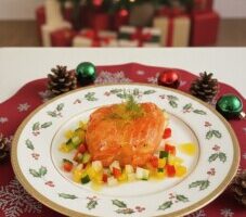 沸騰ワード10のレシピ・香草クリームチーズのサーモン包み