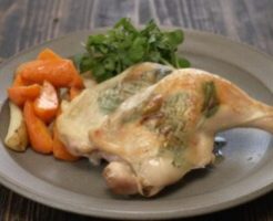 キューピー3分クッキングのレシピ・骨つきチキン ハーブバター焼き