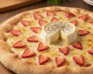 ZIPのレシピ・３種チーズといちごのスイーツピザ