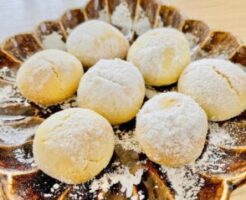 きょうの料理のレシピ・きな粉のスノーボールクッキー