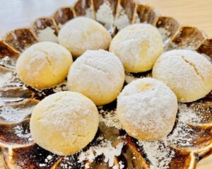 きょうの料理のレシピ・きな粉のスノーボールクッキー