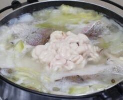 なないろ日和のレシピ・たらとしらこの親子鍋