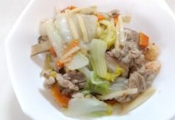 相葉マナブのレシピ・白菜たっぷり八宝菜