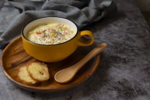 どさんこワイド179のレシピ・野菜とアサリのチャウダー