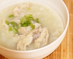 キューピー3分クッキングのレシピ・かぶとささ身の豆乳粥