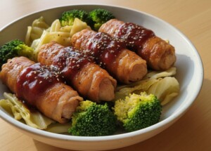 なないろ日和のレシピ・BBQ風 豚肉巻き