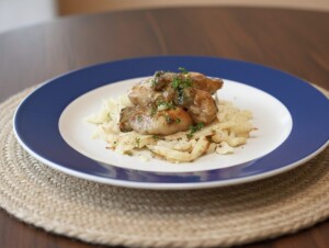 キューピー3分クッキングのレシピ・かきのバルサミコソテー