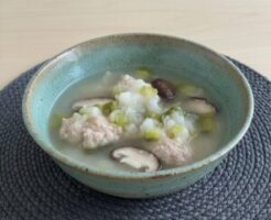 あさイチのレシピ・かぶと鶏だんごの美スープ