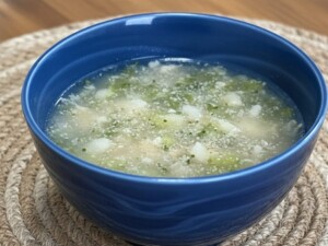 ひるおびのレシピ・くずし豆腐とたらこのとろみスープ