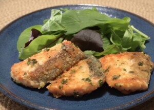 ゴー！ゴー！キッチン戦隊クックルンのレシピ・さけのパン粉焼き