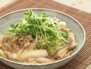 キューピー3分クッキングのレシピ・たっぷり白菜の麻婆春雨