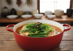 ヒルナンデスのレシピ・ひき肉坦々鍋