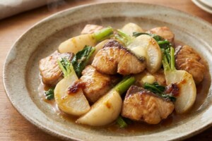 あさイチのレシピ・ぶりとかぶのみそバター炒め
