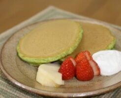青空レストランのレシピ・ほうれん草のパンケーキ