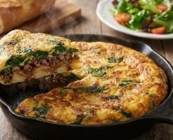 ノンストップのレシピ・スペインオムレツ