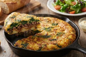 ノンストップのレシピ・スペインオムレツ