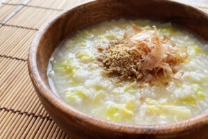 どさんこワイド179のレシピ・トロトロ白菜の卵かゆ