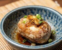 ZIPのレシピ・ピーナツ揚げ出し豆腐