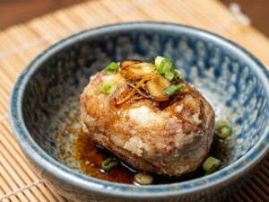ZIPのレシピ・ピーナツ揚げ出し豆腐