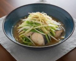 あさイチのレシピ・ブリの中華風酒蒸し