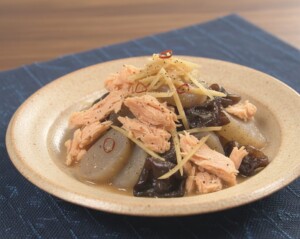 どさんこワイド179のレシピ・ホッケとコンニャクの生姜煮