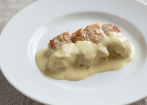 ノンストップのレシピ・ポークソテー マスタードソース