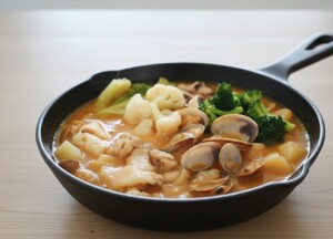 土曜はナニするのレシピ・マンハッタンクラムチャウダー