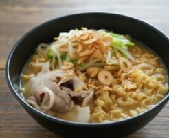 土曜はナニするのレシピ・ラーメン鍋 豚にんにく