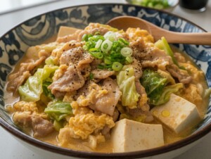 なないろ日和のレシピ・冬キャベツの体ポカポカあんかけ