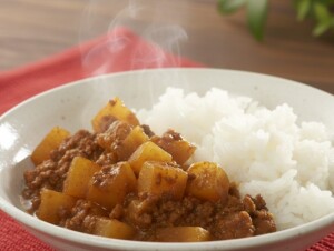 きょうの料理ビギナーズのレシピ・大根とひき肉のコロコロカレー