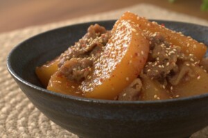 きょうの料理ビギナーズのレシピ・大根と牛肉の韓国風煮物
