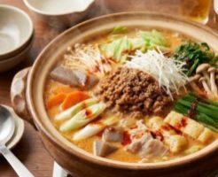 ウワサのお客さまのレシピ・担々ちゃんこ鍋