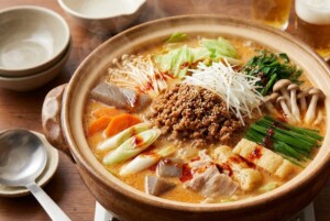 ウワサのお客さまのレシピ・担々ちゃんこ鍋