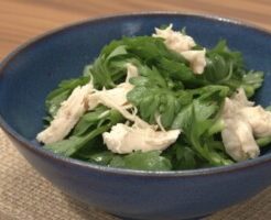 きょうの料理のレシピ・春菊のサラダ