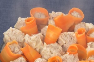 ぺこもぐキッチンのレシピ・生姜たっぷりシュウマイ