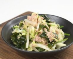 どさんこワイド179のレシピ・白菜とツナのお手軽和え