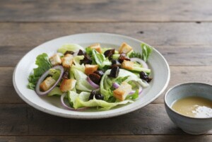 沸騰ワード10のレシピ・砂肝のコンフィのサラダ