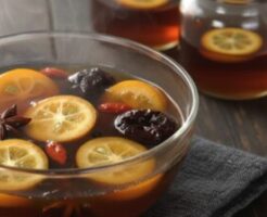 あさイチのレシピ・蒸し金柑（きんかん）茶