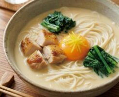 きょうの料理のレシピ・豆乳親子にゅうめん